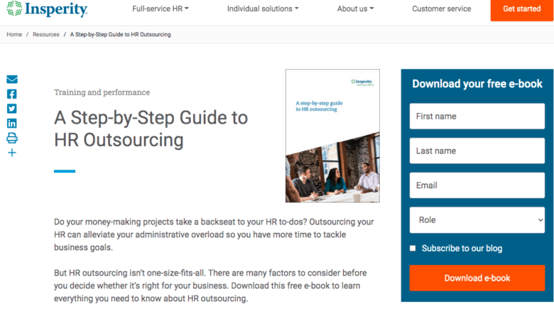 Step-by-Step Guide to HR Outsourcing from Insperity
