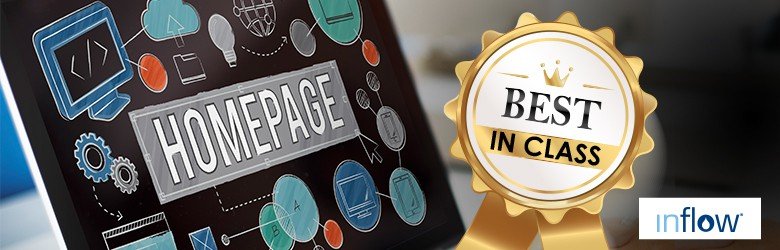 Best in class ribbon for homepage design