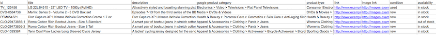 Be sure to keep your product title names relevant without keyword-stuffing.