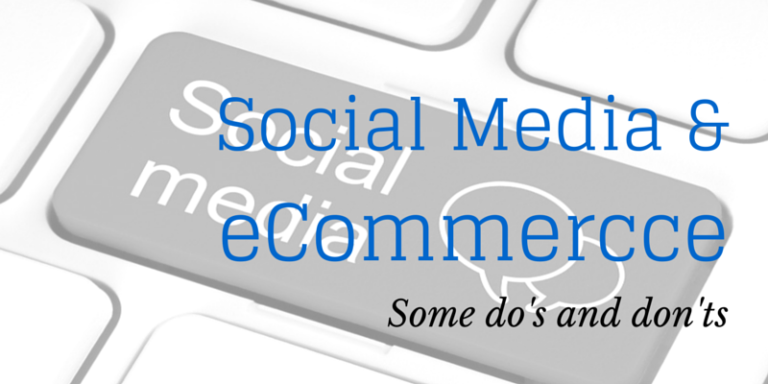 How to use Social Media for eCommerce