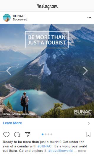 Supporting image - Screenshot BUNAC