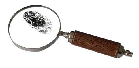 Suppoting Photo - magnifying glass