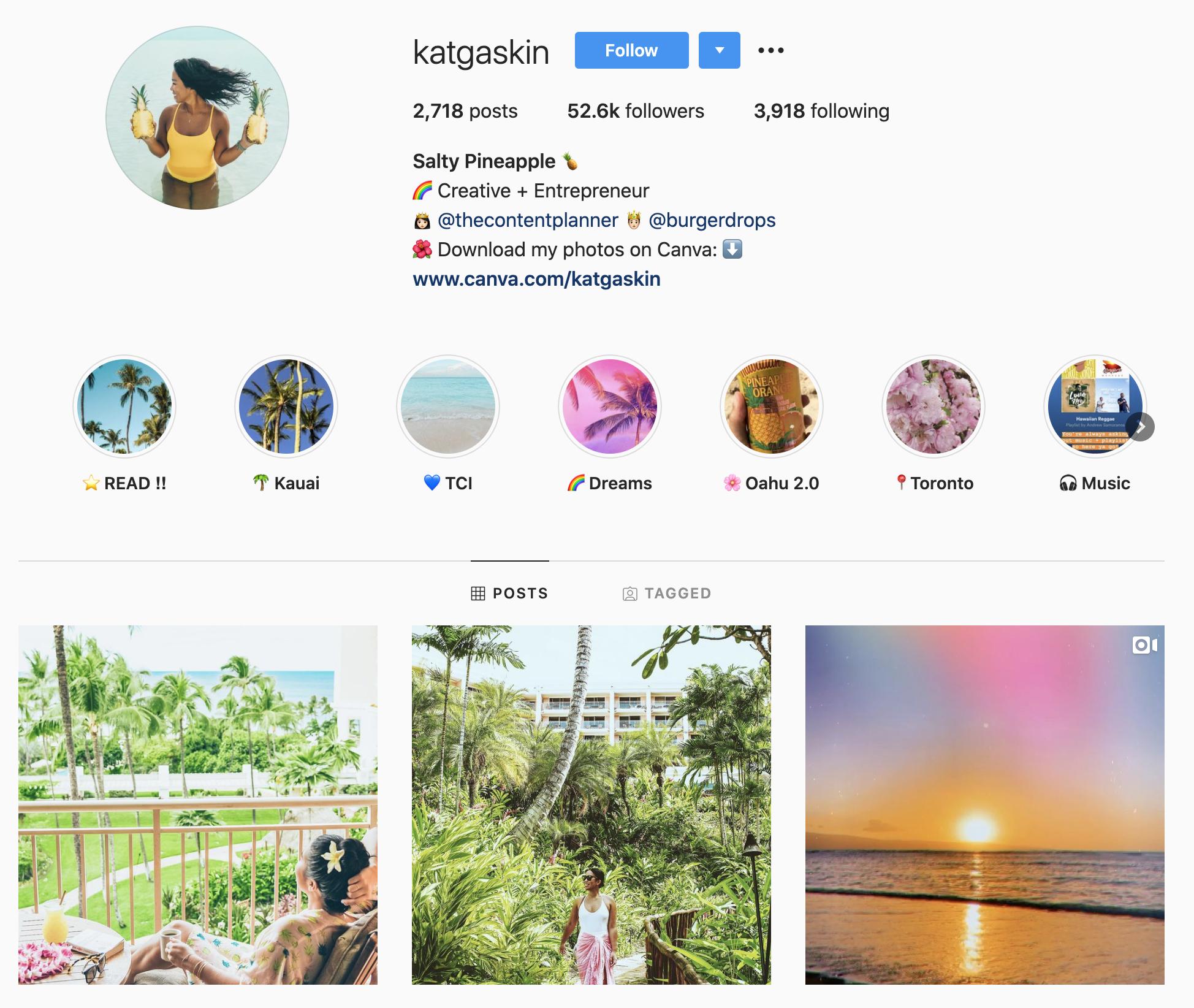 small business on instagram example