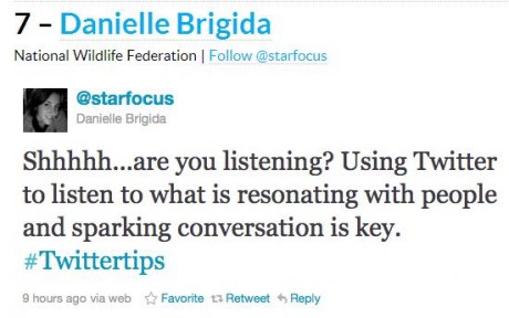 Twitter Tips From Danielle Brigida
